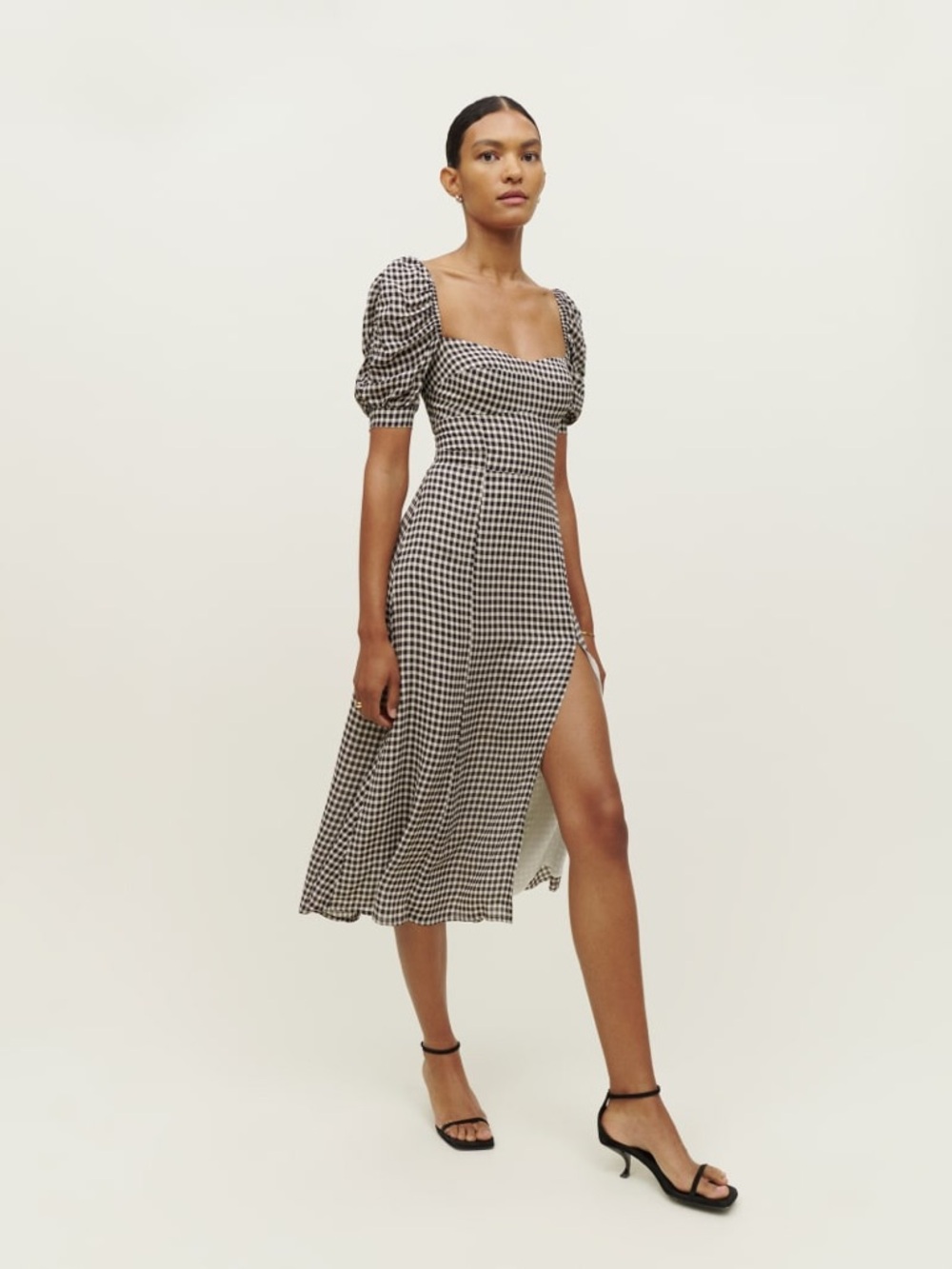 NWOT Reformation Gingham Bandit Dress